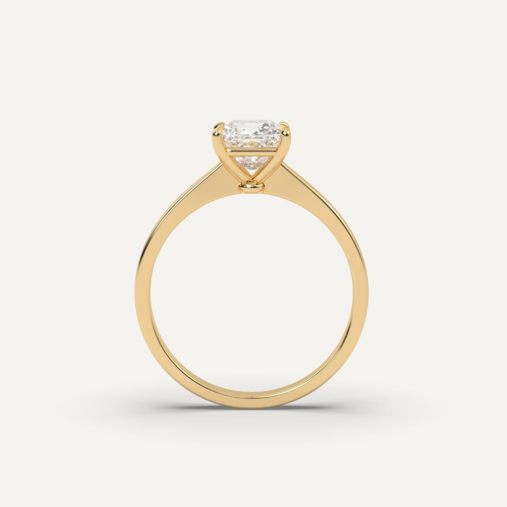 טבעת יהלום 1 קראט פרינסס