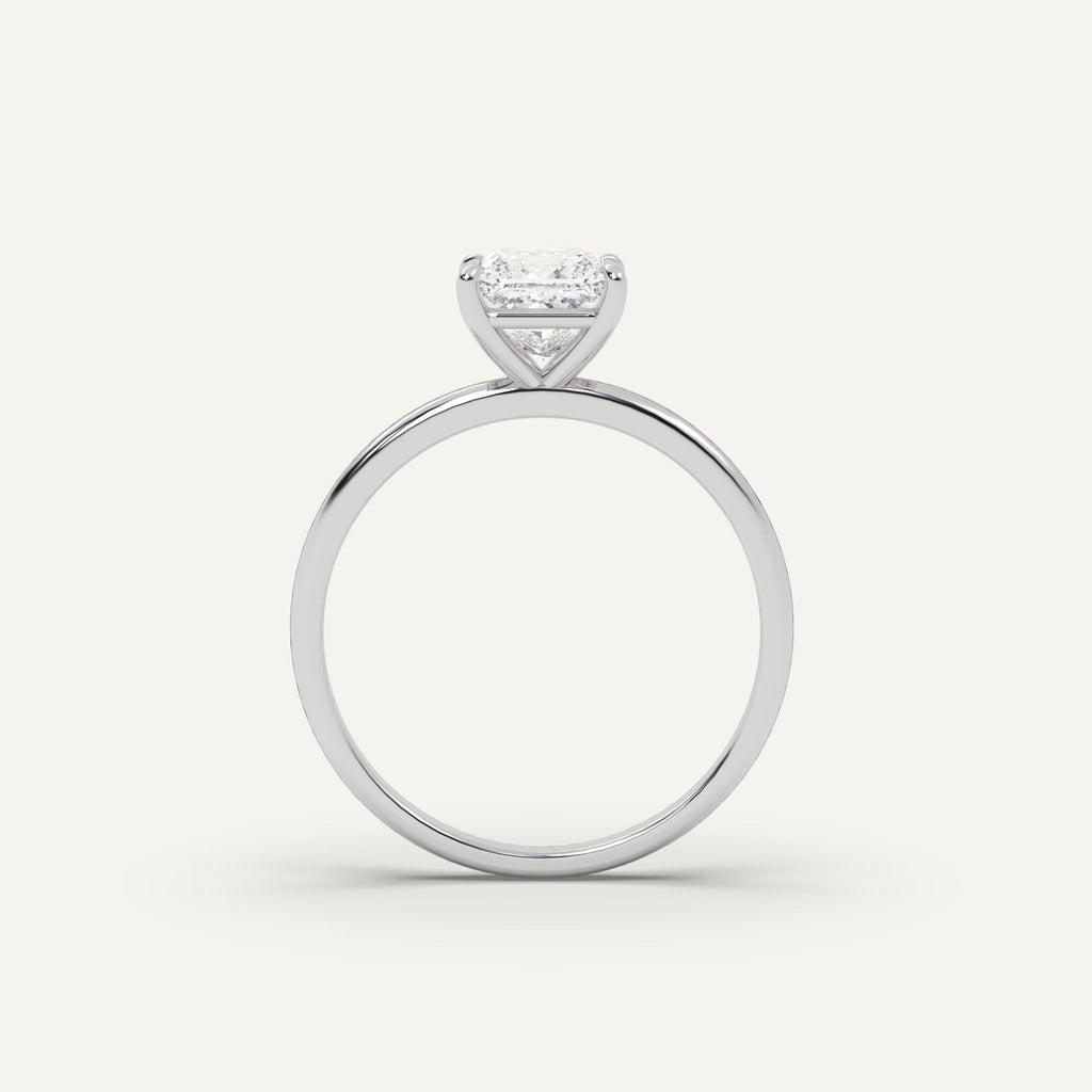 טבעת יהלום 1 קראט פרינסס