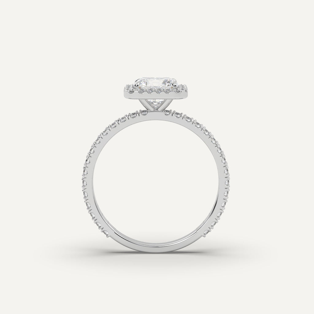 טבעת יהלום 1 קראט רדיאן