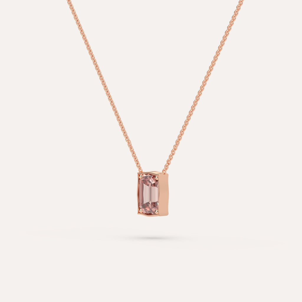 שרשרת יהלום ורוד רוז גולד