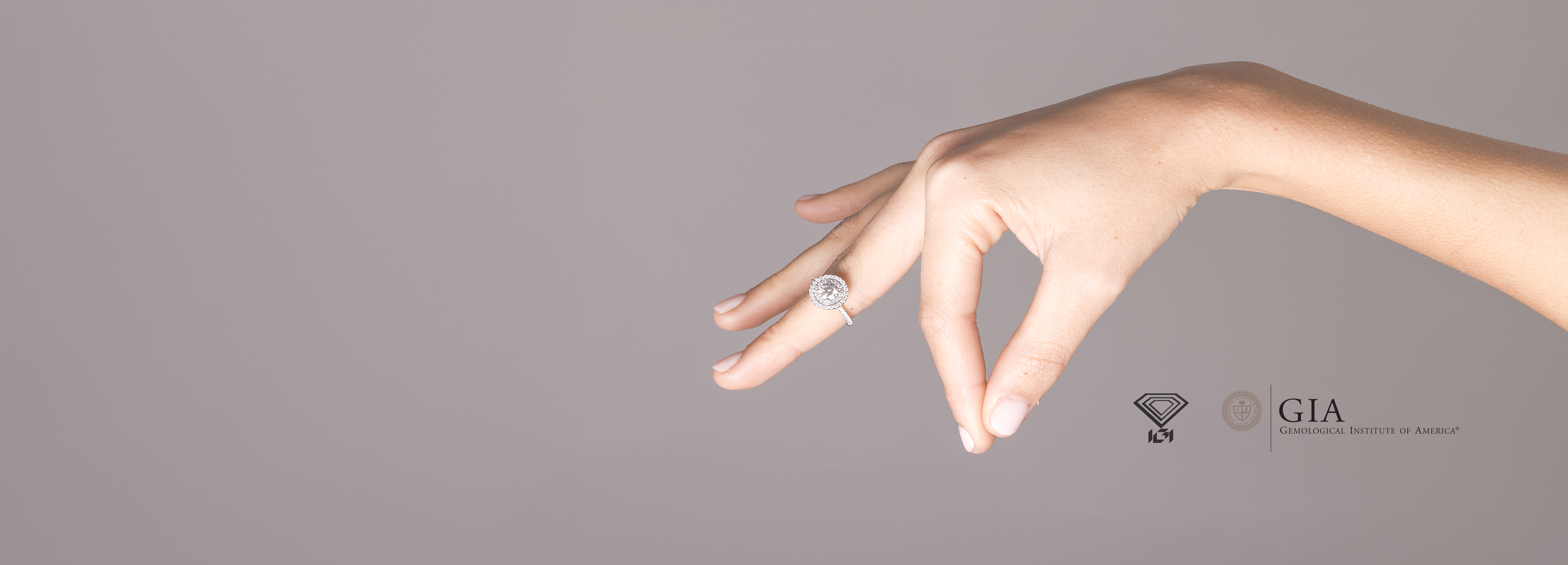 Diamond ring background