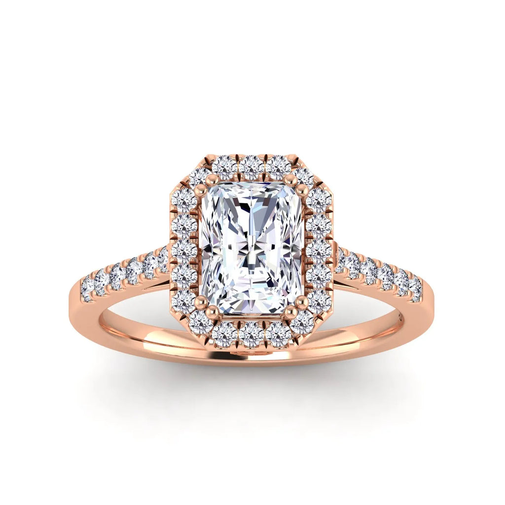 Radiant-Rose Gold|Radiant|14K Rose Gold|18K Rose Gold
