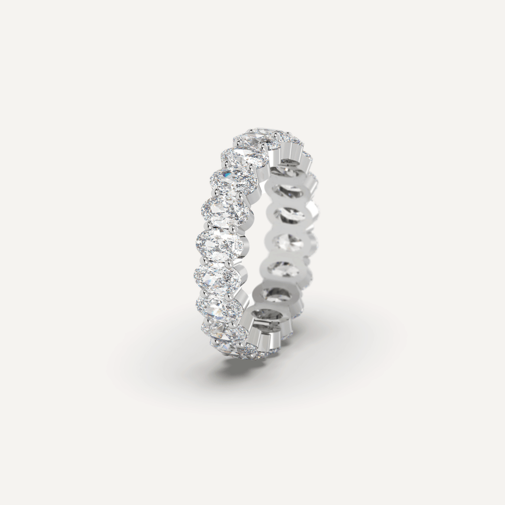 Eternity Oval Diamond Full Eternity Ring