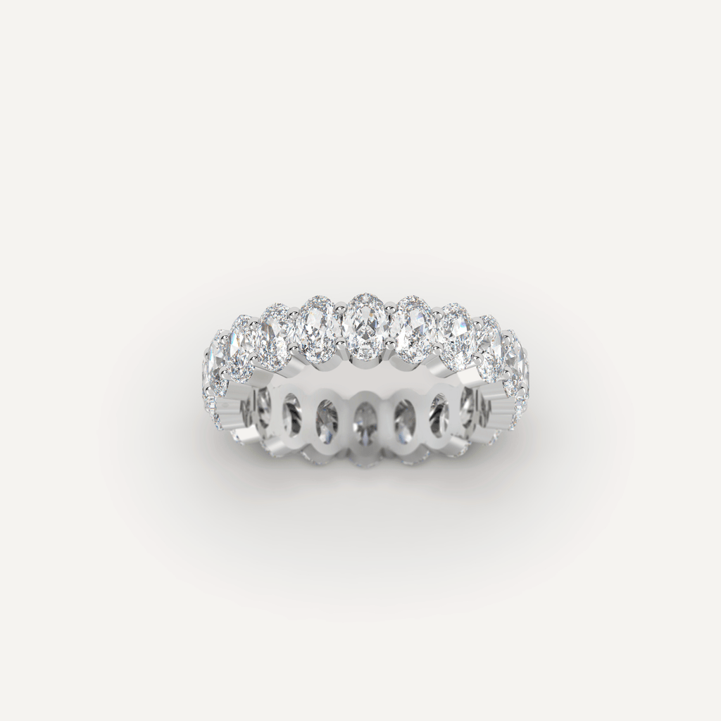 Eternity Oval Diamond Full Eternity Ring