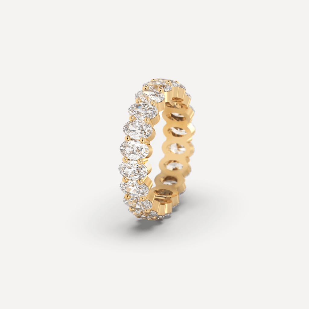 Eternity Oval Diamond Full Eternity Ring