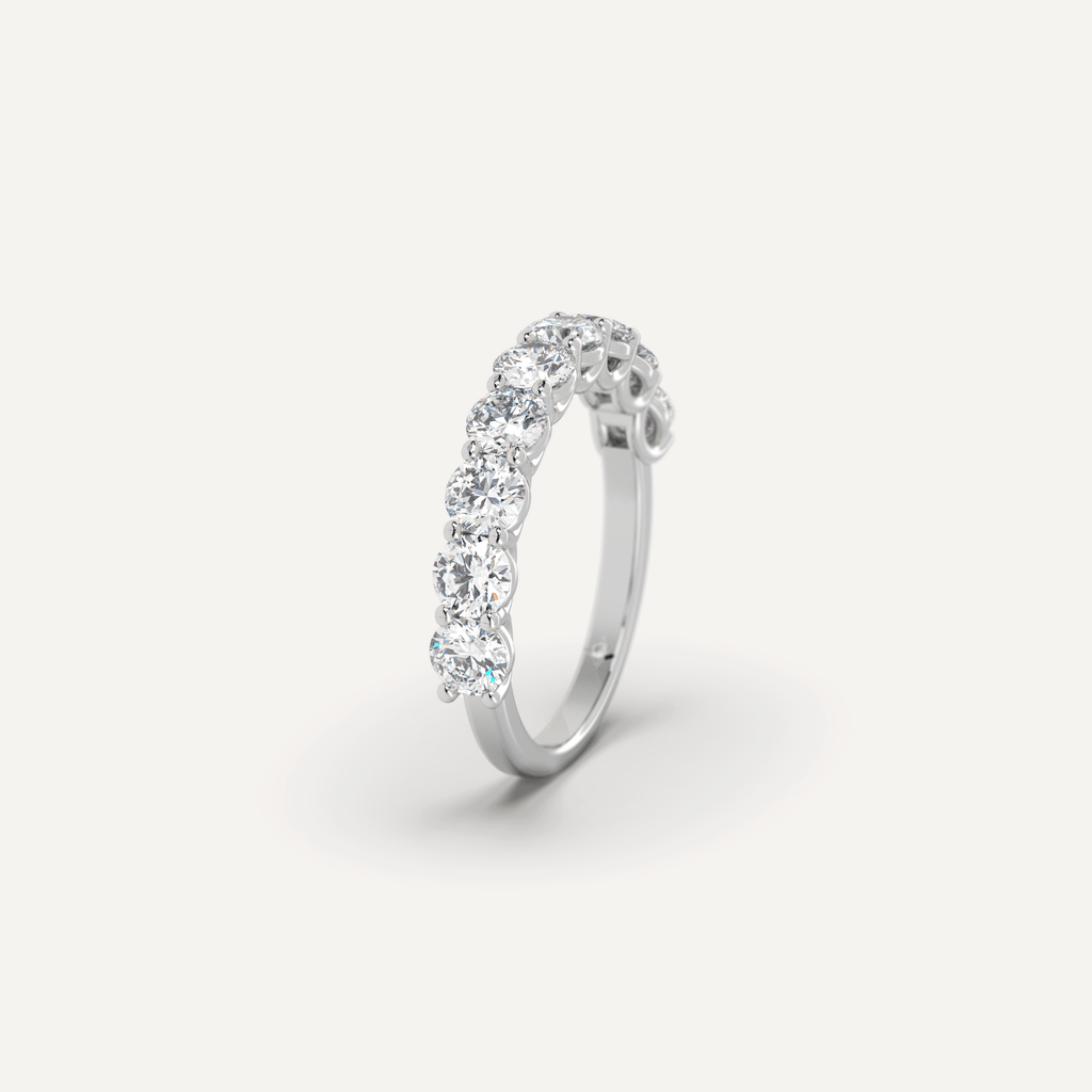 Eternity Round Diamond Semi Eternity Ring