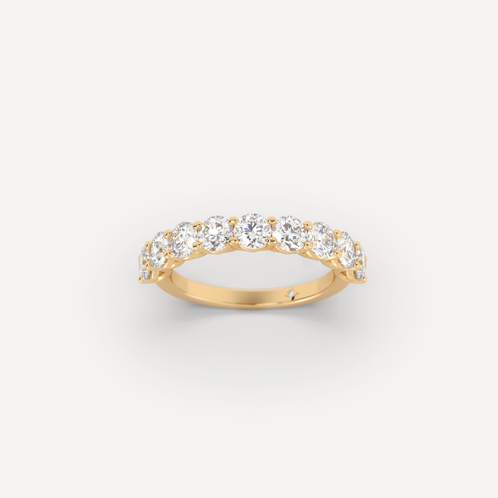 Eternity Round Diamond Semi Eternity Ring